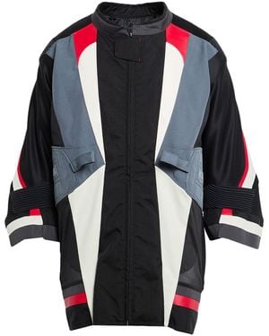 Junya Watanabe Overcoat & Trench Coat Polyester, Nylon, Cotton - Blue