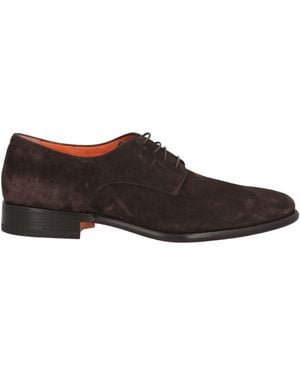 Santoni Lace-Up Shoes Leather - Brown