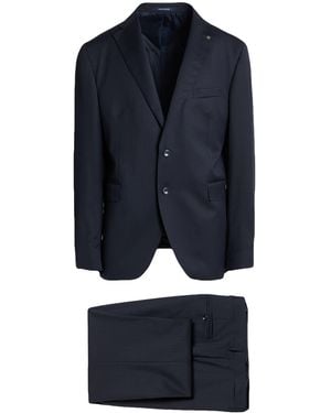 Tagliatore Midnight Suit Virgin Wool - Blue
