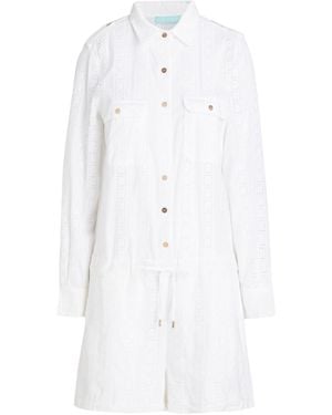 Melissa Odabash Playsuit Cotton - White