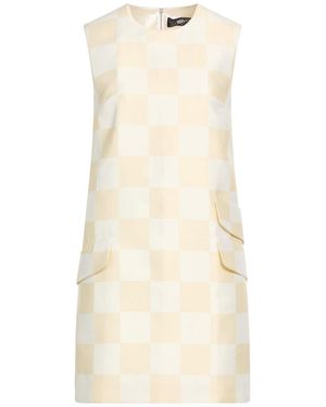 Versace Mini Dress Polyester, Silk - Natural