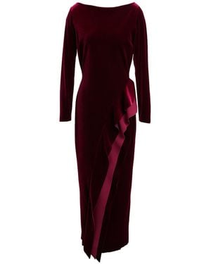 La Petite Robe Di Chiara Boni Vestito Lungo - Rosso