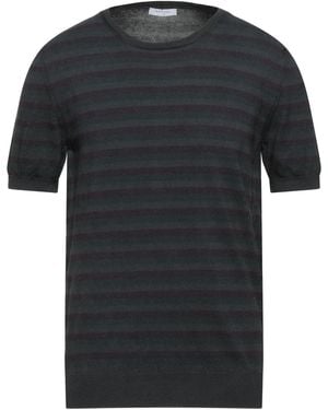 Boglioli Charcoal Sweater Cotton - Black