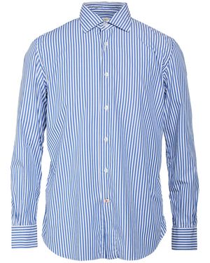 Mazzarelli Slate Shirt Cotton - Blue