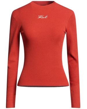 KARL LAGERFELD Cuello Alto - Rojo