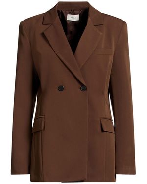 ViCOLO Chocolate Blazer Polyester, Viscose, Elastane - Brown