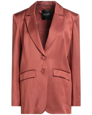 Liu Jo Brick Blazer Viscose - Red