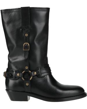 Isabel Marant Ankle Boots Cow Leather - Black