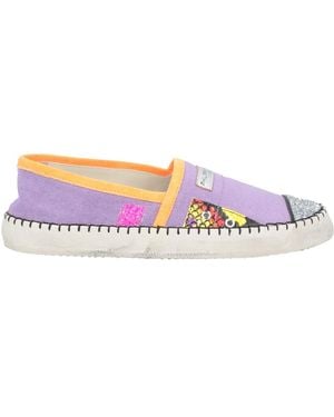 Philippe Model Lilac Sneakers Leather, Textile Fibers - White