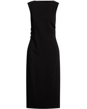 St. Agni Midi Dress - Black