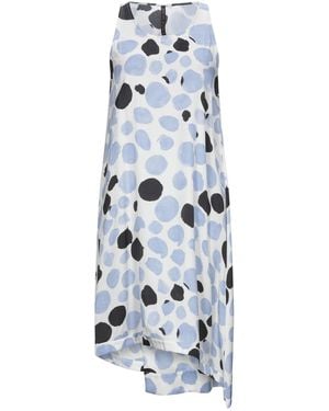 Manila Grace Midi Dress Viscose - White