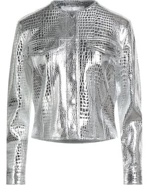 Marques'Almeida Jacket Leather - Gray