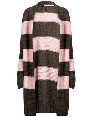 Marc Cain Cardigan Cotton, Linen, Polyamide - Brown
