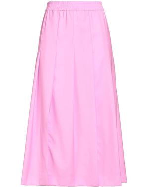 MSGM Midi Skirt Virgin Wool - Pink