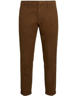 RE_HASH Trousers Cotton, Elastane - Brown