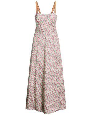 Maliparmi Maxi Dress Cotton - Blue
