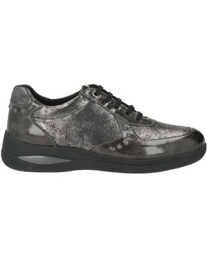 Stonefly Trainers Leather, Textile Fibres - Black