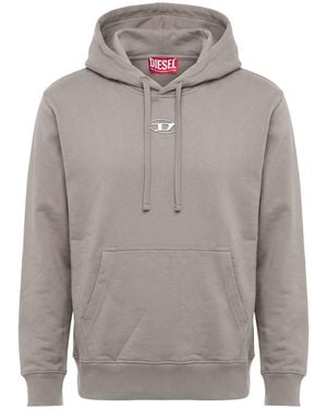 DIESEL Sweatshirt Cotton, Elastane - Gray