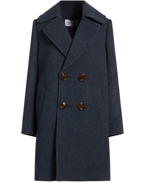 Dice Kayek Coat Virgin Wool - Blue