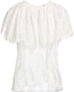 Motel Top Polyamide, Cotton - White