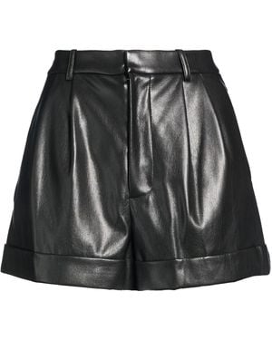 Alice + Olivia Shorts & Bermuda Shorts Polyurethane - Black