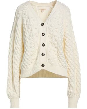 Barbour Cardigan Cotton, Cashmere, Wool - White
