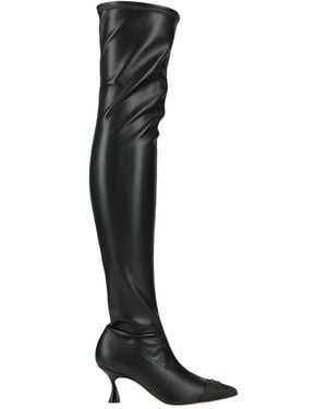 Casadei Boot Leather - Black