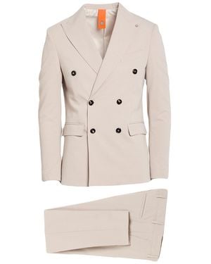 Bharnaba Light Suit Polyester, Viscose, Wool, Elastane - White