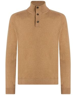 LUIGI GENTILE Rollkragenpullover - Natur