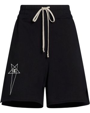 Rick Owens X Champion Shorts & Bermuda Shorts - Black