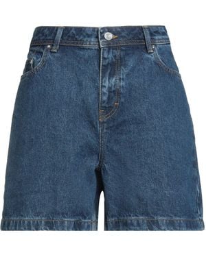 KARL LAGERFELD Denim Shorts Cotton, Recycled Cotton - Blue