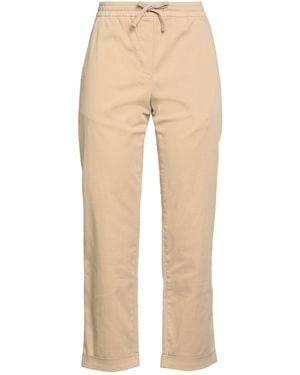 19.70 Nineteen Seventy Pants Cotton, Elastane - Natural