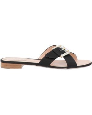 Rene Caovilla Sandals Textile Fibres - White