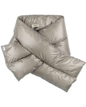 Herno Taupe Scarf Polyamide - Grey