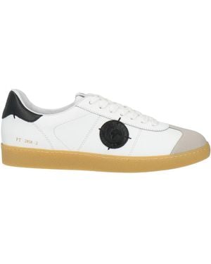 Acbc Sneakers Leather, Synthetic Material, Textile Fibers - White