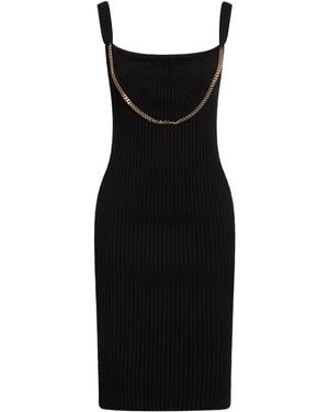 Odi Et Amo Midi Dress Viscose, Polyester, Polyamide - Black
