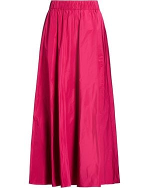 P.A.R.O.S.H. Fuchsia Maxi Skirt Polyester - Pink