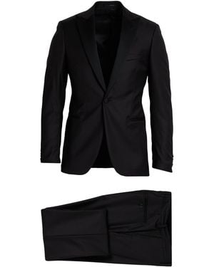 Lardini Suit Wool - Black