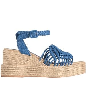 Paloma Barceló Espadrilles Leather - Blue