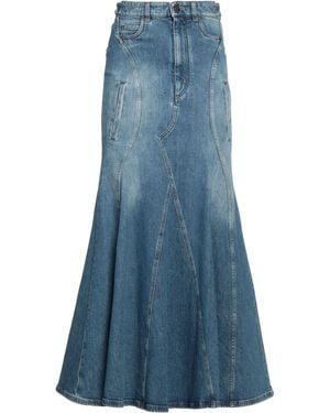 Burberry Maxi Skirt - Blue