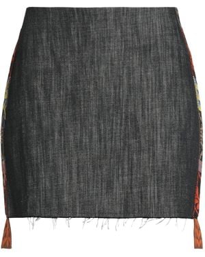 Akep Denim Skirt Cotton, Merino Wool, Acrylic - Grey