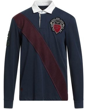 La Martina Royal Box Polo Shirt Cotton - Blue