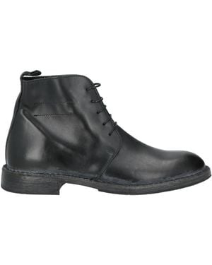 Moma Botines de caña alta - Negro