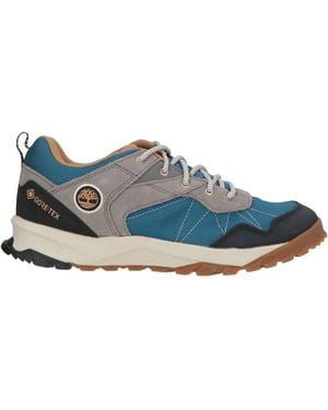 Timberland Trainers Leather, Textile Fibres - Blue