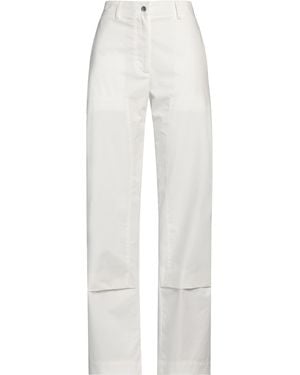 Jil Sander Trousers Cotton - White
