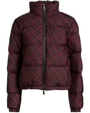 Burberry Burgundy Puffer Polyester - Purple
