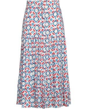 Marella Maxi Skirt Cotton, Elastane - Blue