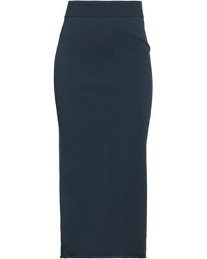 Barena Midi Skirt Viscose, Polyester - Blue