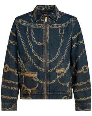 Aries Denim Outerwear Cotton - Blue