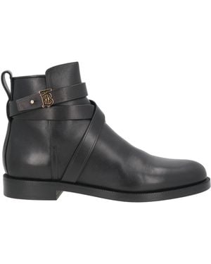 Burberry Ankle Boots Leather - Black